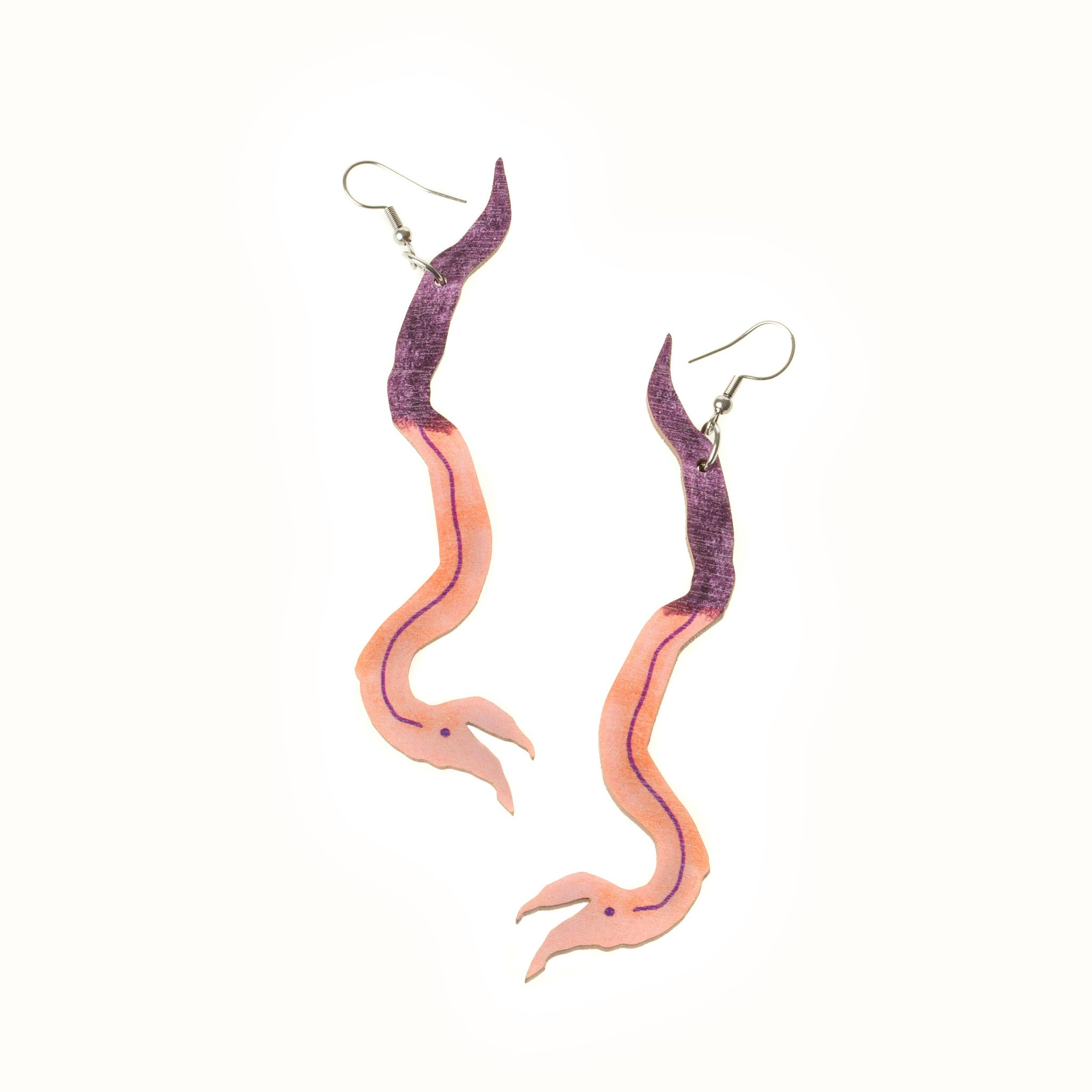 My Worms, My Friends #2 earrings